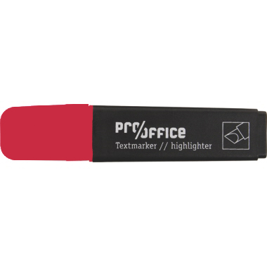 Textmarker rot