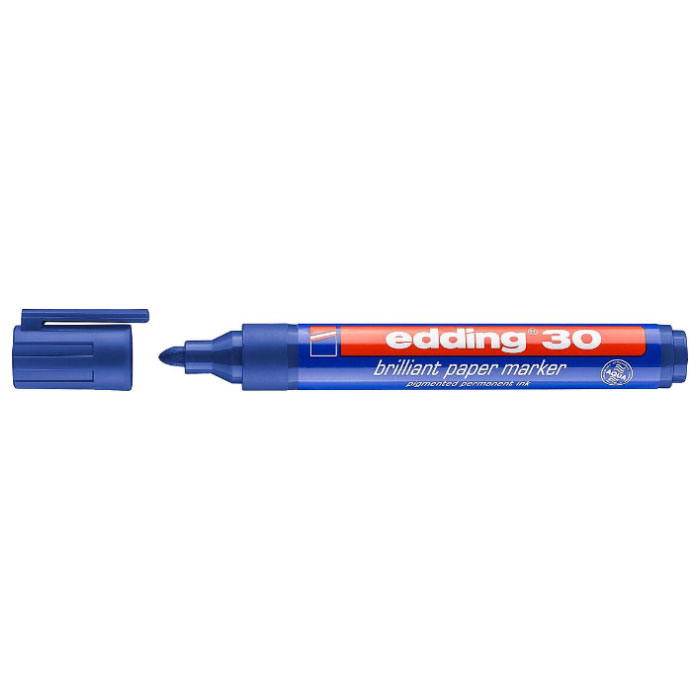 Permanentmarker blau