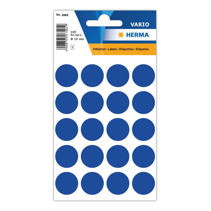 Markierungspunkte Ø 19 mm blau
