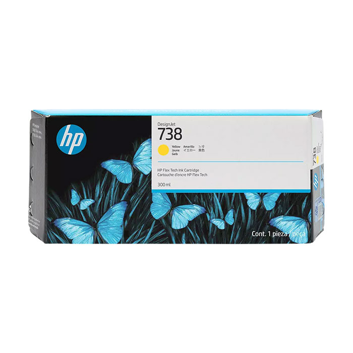 Tinte HP 676M8A gelb