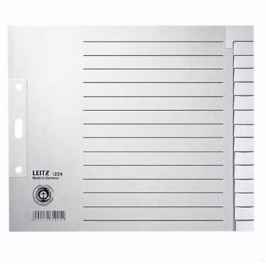 Register A4 15-teilig blanko