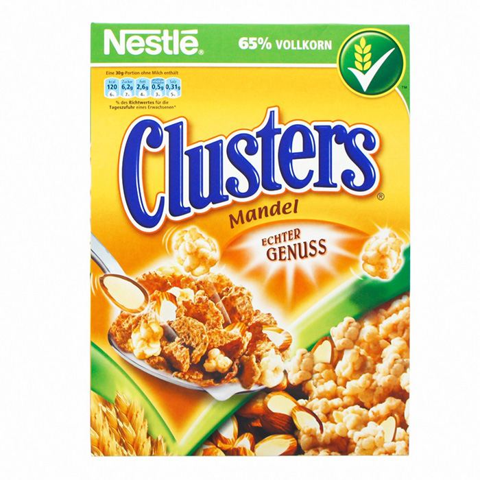 Cornflakes Nestle Clusters Mandel 375 g