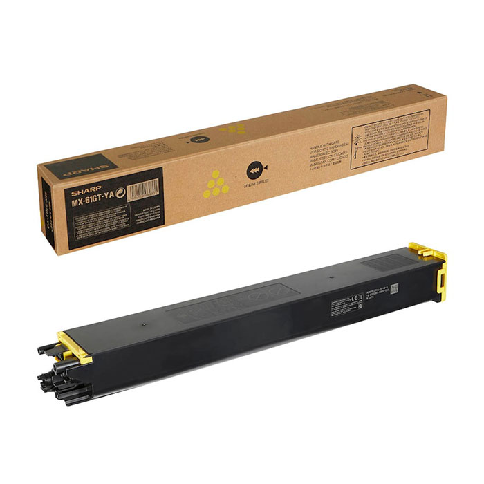 Toner Sharp MX61GTYA gelb 24.000 Seiten